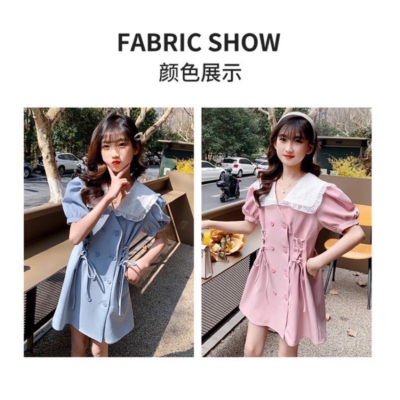 Váy dây đai eo cho bé gái 13-28kg