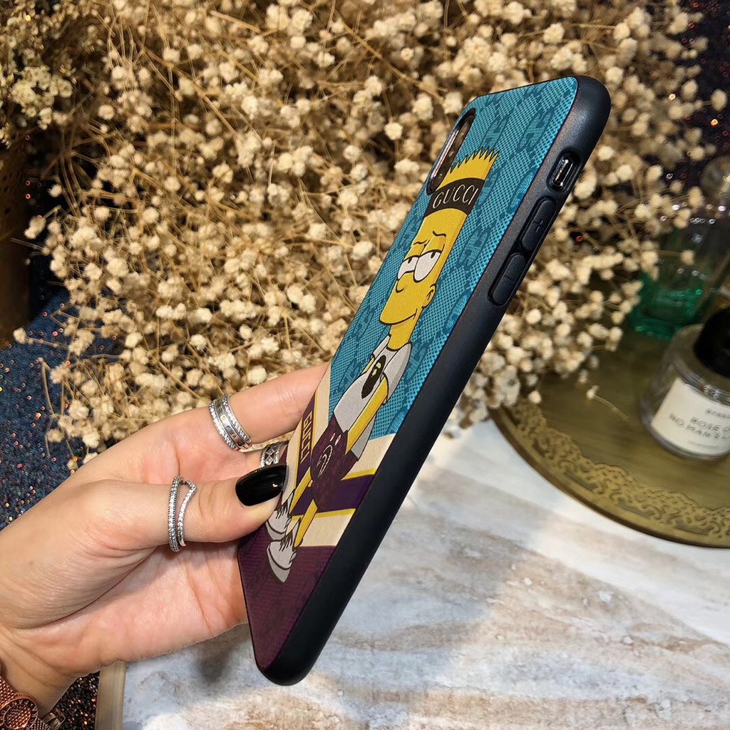 Ốp Lưng Da In Hình Simpson Cho Iphone 11 8 7 6 6s Plus X Xsmax | BigBuy360 - bigbuy360.vn