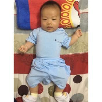 [THANH LÝ] set 2 bộ Goose xanh dương dài và cộc size 5-8kg