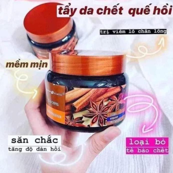 Tẩy da chết Quế hồi của Nga 380g, Tẩy da chết an toàn hiệu quả HN23