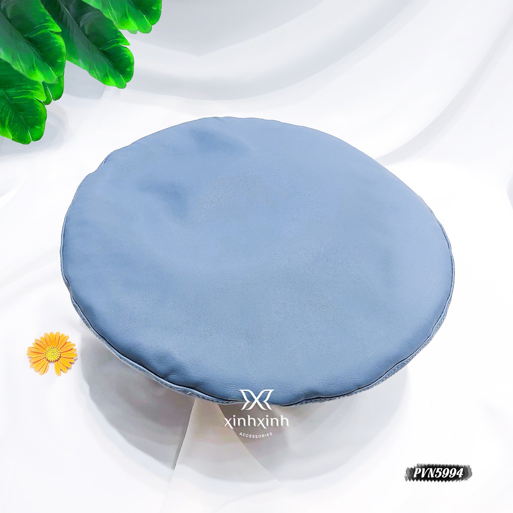 Mũ nồi Beret da trơn cao cấp phong cách Hàn Quốc NoBrandFemaleLeather