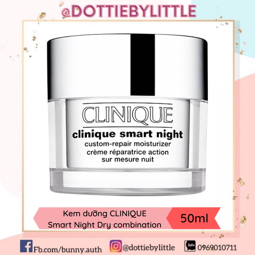 Kem dưỡng chống lão hóa CLINIQUE Smart Night