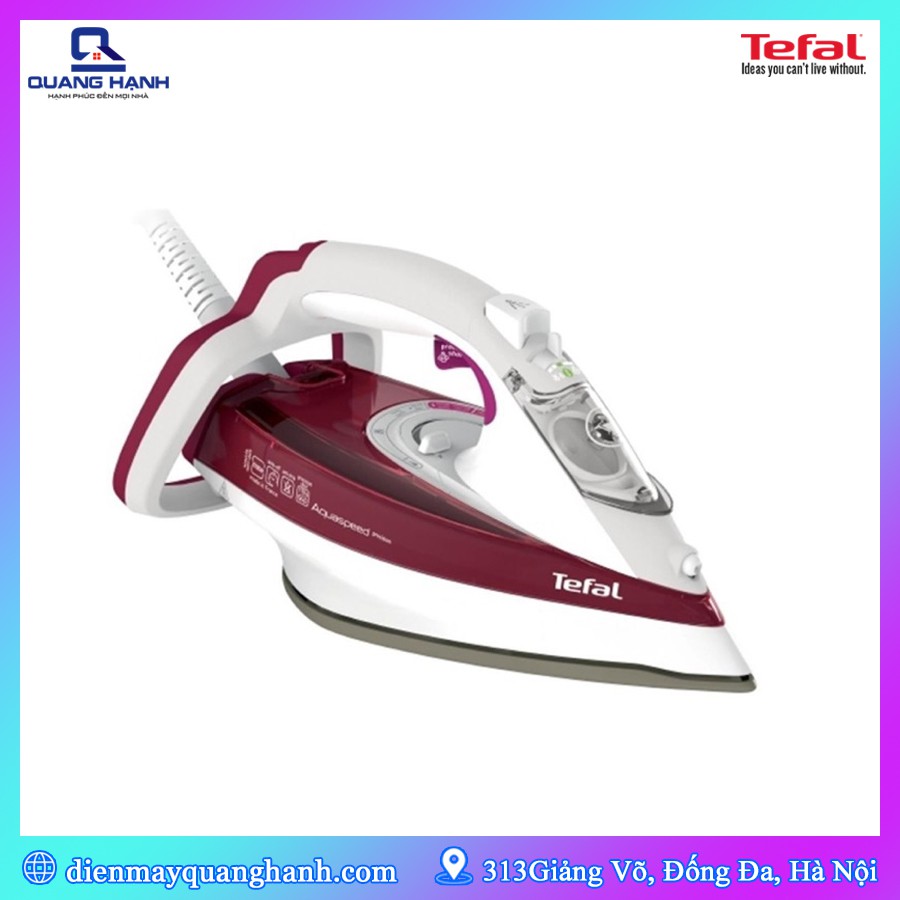 Bàn là hơi nước Tefal FV5525 2500W (Đỏ) Hãng phân phối