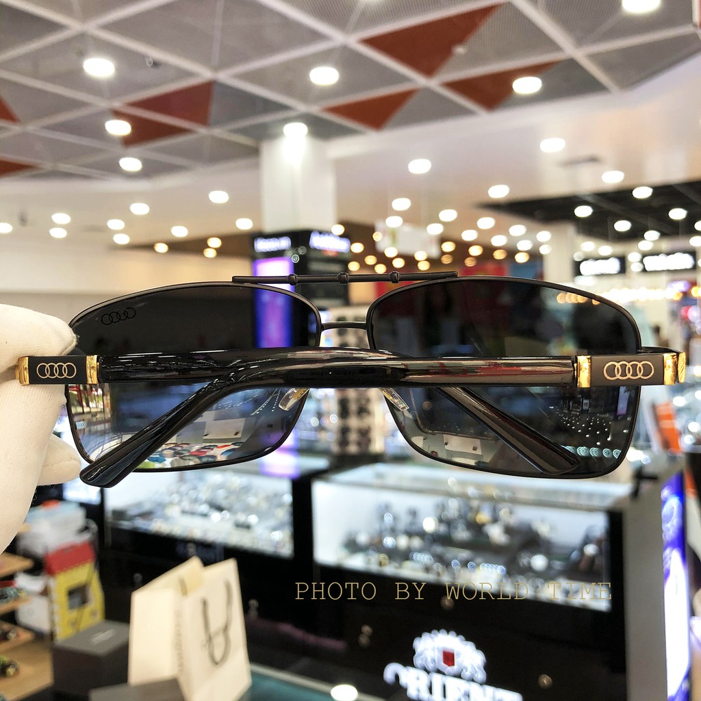 Kính mát nam AUDI A002 Đen Vàng  tròng Polazied, chống lóa,Full box ,thời trang cao cấp bảo hành 12 Tháng | BigBuy360 - bigbuy360.vn