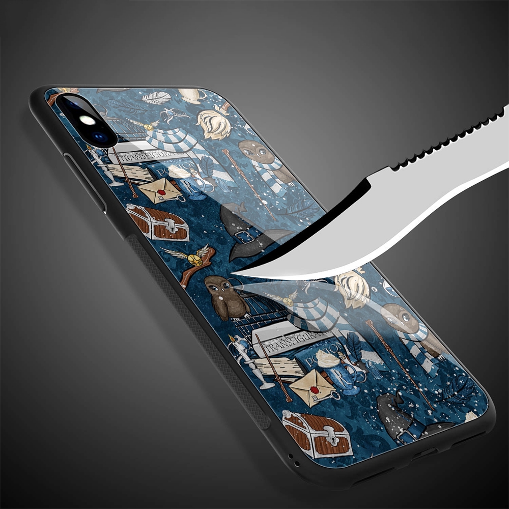 Ốp điện thoại mặt gương họa tiết Harry Potter 152C dành cho iPhone XS Max XR X 11 Pro 7 8 6 6S Plus