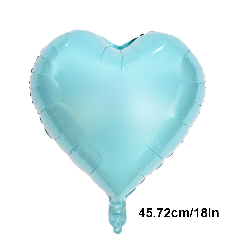 Hàng Hot Set 10 Bong Bóng Nhôm 18&quot; Hình Trái Tim Dùng Để Trang Trí Tiệc Cưới, Sinh Nhật Hàng giao ngayvirgina056
