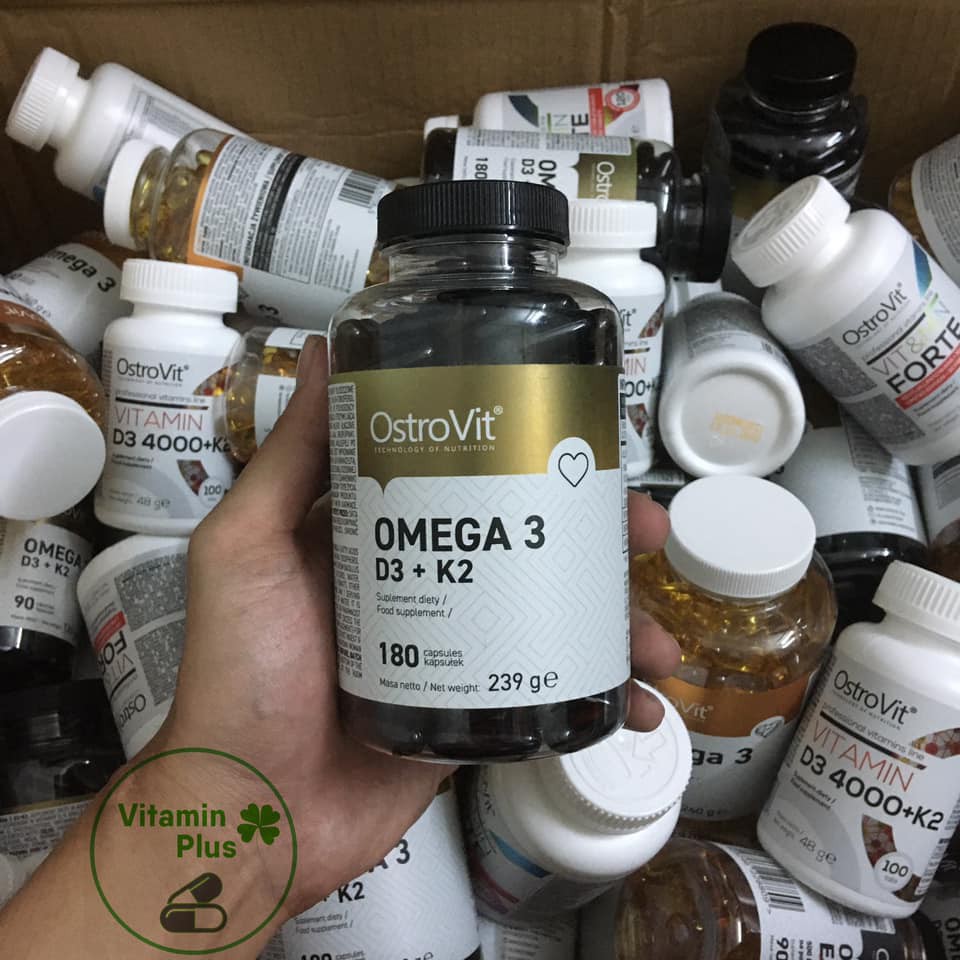 Thực Phẩm Bổ Sung Ostrovit Omega 3 D3 K2 | BigBuy360 - bigbuy360.vn