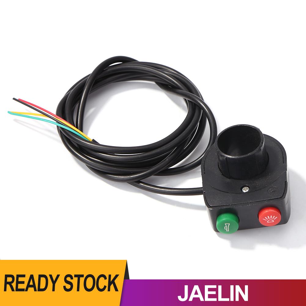 Công tắc đèn pha/ còi xe đạp điện 2 trong 1 chuyên dụng tiện lợi