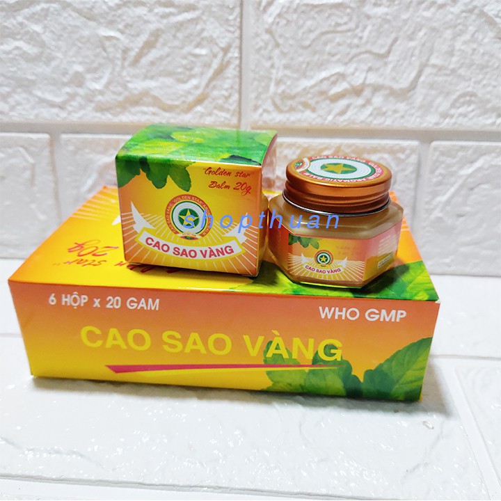 Cao Sao Vàng Lọ 20 Gram TW3 - Golden Star Balm - Dầu Cù Là