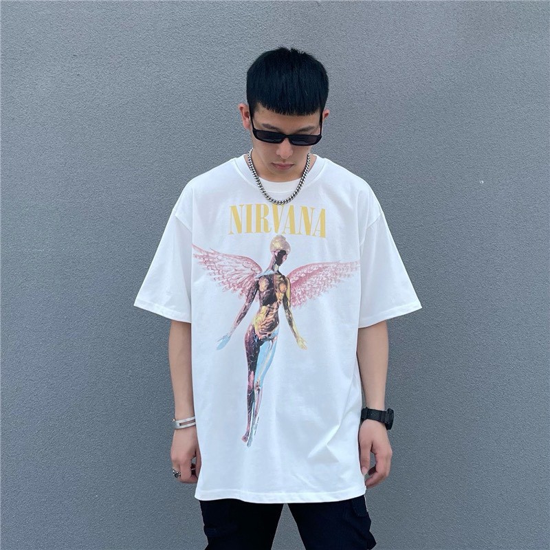 Áo thun tay lỡ Nirvana IN UTERO , T Shirt nam nữ unisex , MSW Town | BigBuy360 - bigbuy360.vn