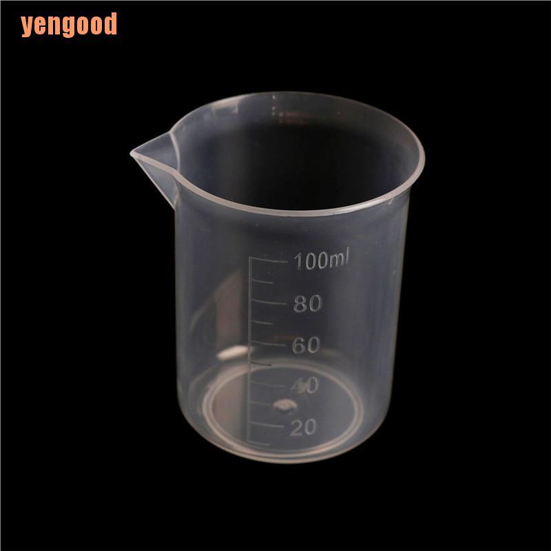 Set 2 cốc đo lường trong suốt dung tích 100ml / 3.4oz