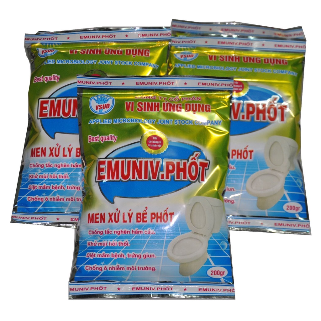 Men xử lý bể phốt EMUNIV.PHỐT (gói 200gr)066