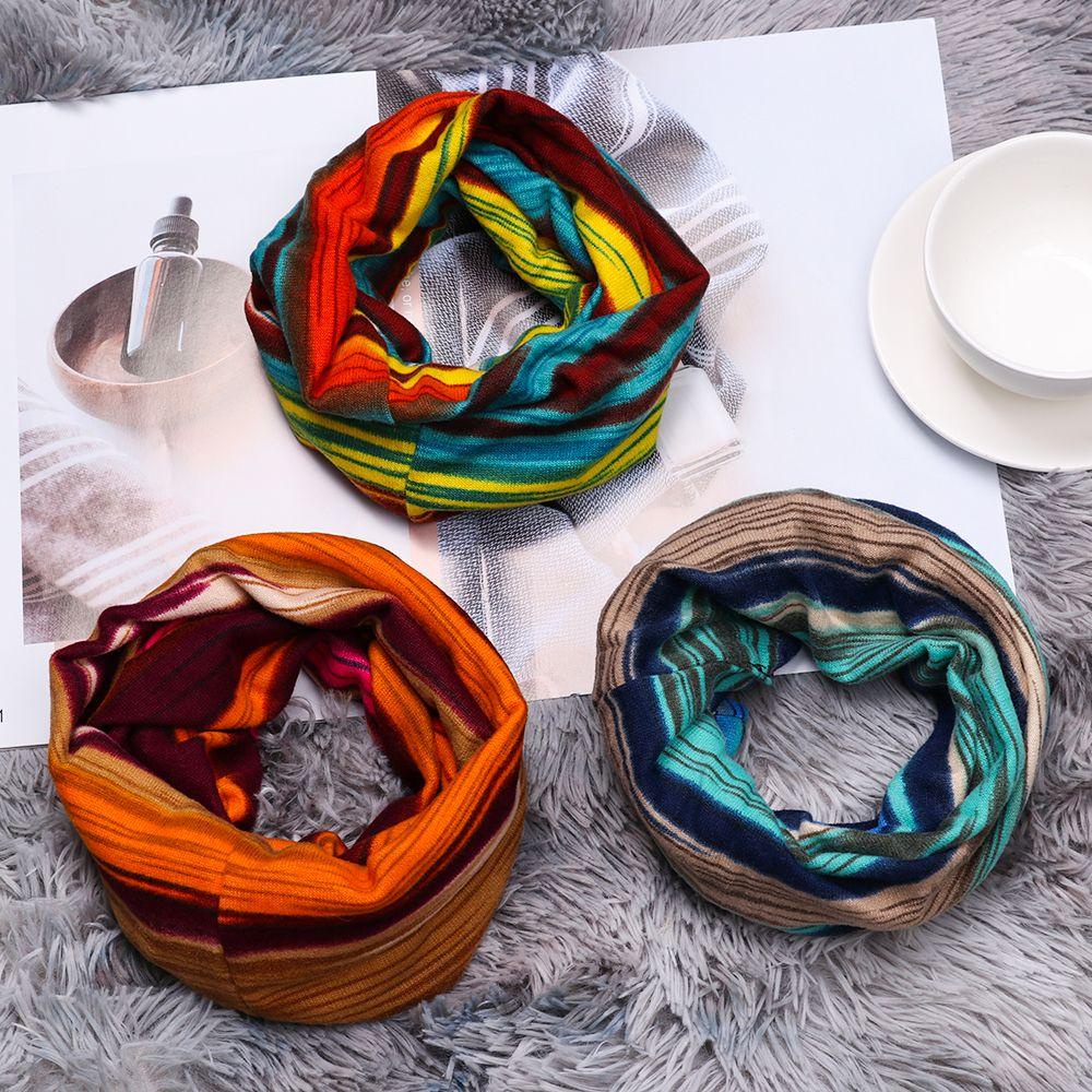 Khăn Choàng Cổ Kiêm Mũ Trùm Đầu Đa Năng In Họa Tiết Thời Trang Mùa Đông