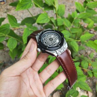 Dây đh hublot da bò cao cấp