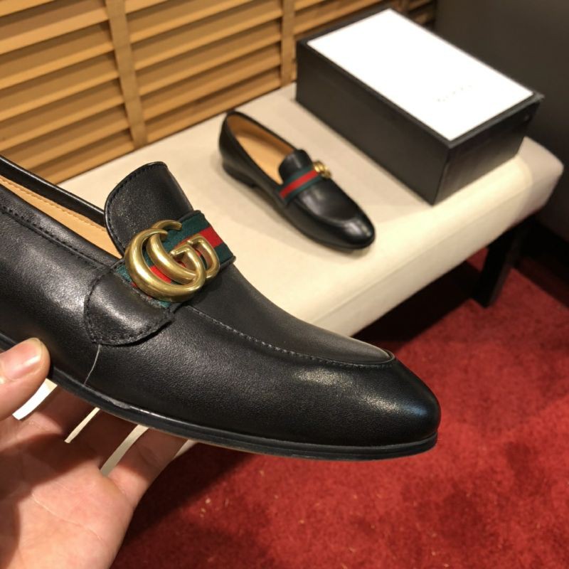 Giày lười nam Gucci da hai mẫu thời trang