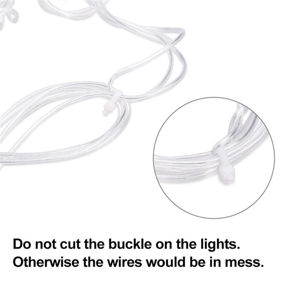 3.5M LED Star Moon Curtain Lights(with Remote Control)/Christmas Garlands String Fairy Lights /USB Powered IP44 Waterproof Outdoor Garden Fairy Lights / Home Party Xmas Decoration Lamp