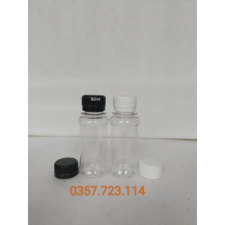 Chai nhựa 80 ml đựng đồ uống thử