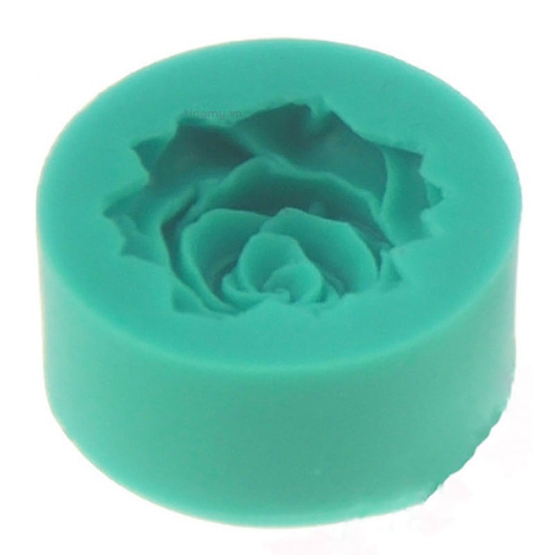 Khuôn Silicone Tạo Hình Hoa Hồng 3D Trang Trí Bánh DIY
