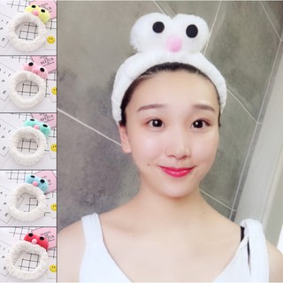 Băng đô rửa mặt, băng đô cài tóc nữ skincare hình đôi mắt vải nhung cute dễ thương thời trang Hàn Quốc BD08 - VHT SHOP