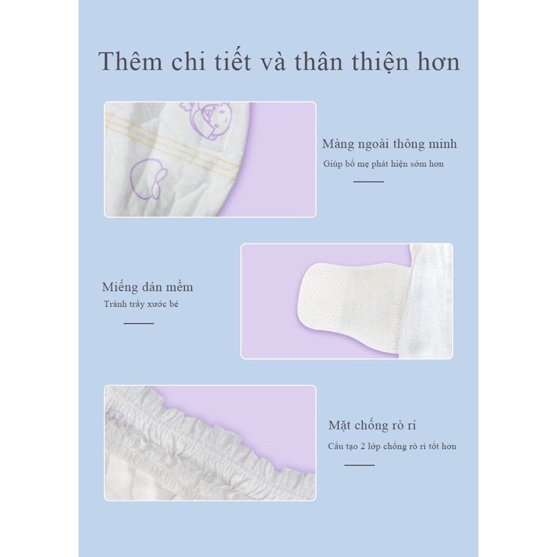 (Tặng Quà) Bỉm MOMOTARO NHẬT BẢN -Tã Bỉm dán quần MOMOTARO S56M48L42XL39XXL36XXXL35