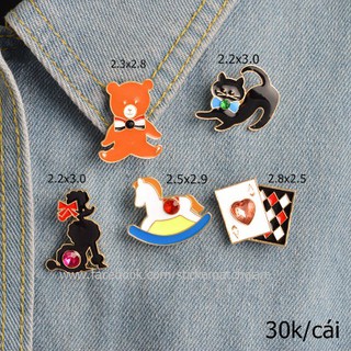 pin cài áo hợp kim xì tin