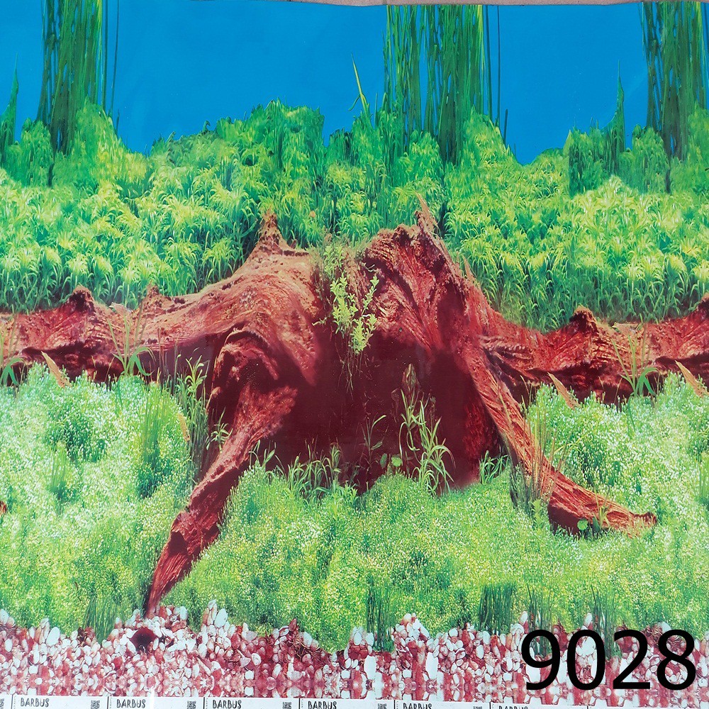 Decal dán bể cá không có keo, kích thước 50 x 100 cm