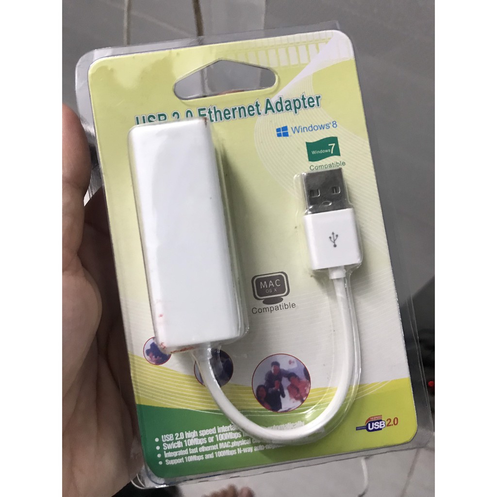 CÁP CHUYỂN USB RA LAN 2.0 APPLE