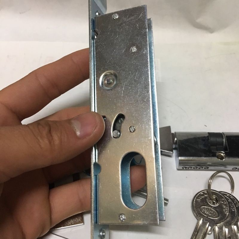 Khoá âm cửa lùa Mico dùng cho cửa nhôm, cửa gỗ, cửa sắt hàng công ty