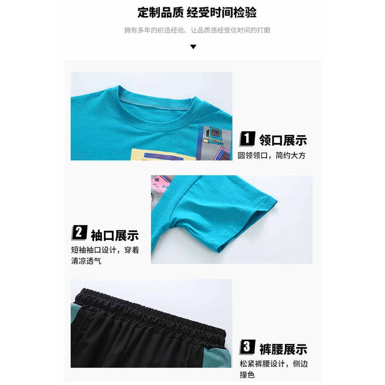 Bộ Đồ Gồm 2 Món Thời Trang Dành Cho Bé Trai Từ 3 Tới 4 Đến 5-6 Đến 7 Đến 8 Đến 9-10 Đến 12 Tuổi