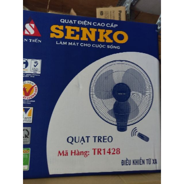 Quạt Treo Tường Điều Khiển Từ Xa SENKO TR1428 - TR1683