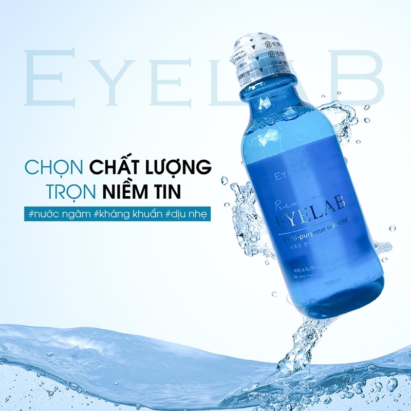 Nước ngâm lens kháng khuẩn EYELAB chất lượng cao Hàn Quốc