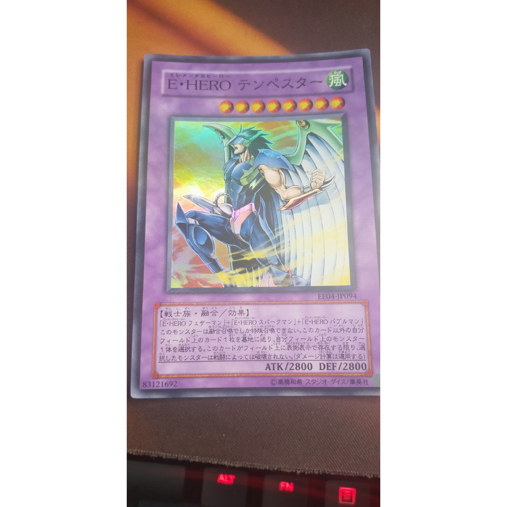 [Thẻ bài Yugioh OCG] EE04-JP094 Elemental HERO Tempest - Super Rare