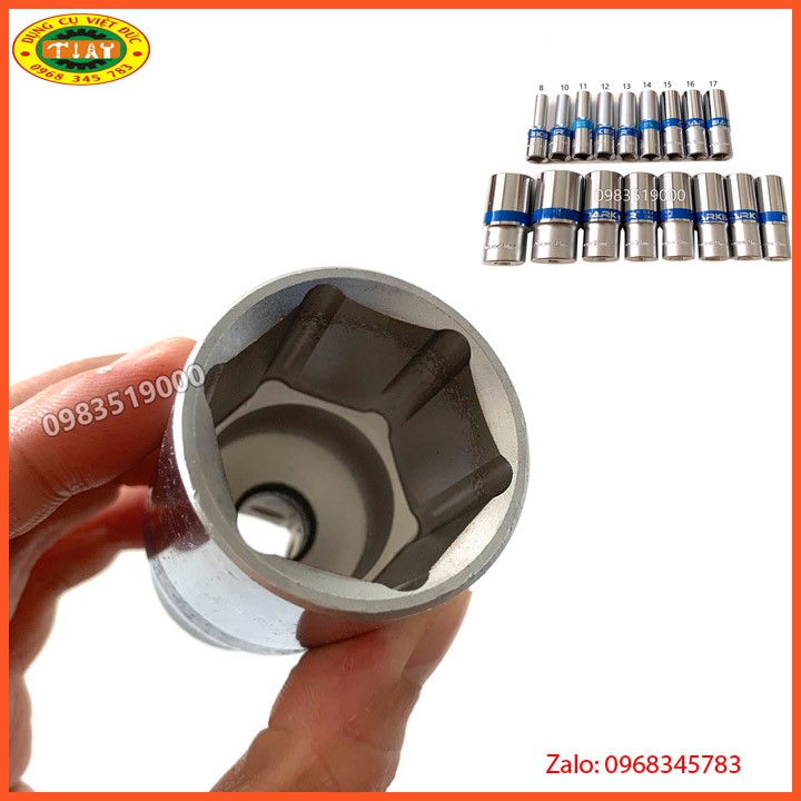 BÁN LẺ đầu tuýp vặn khẩu chân 1/2 8-32mm dài 80mm
