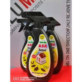 Set 3 chai tinh dầu xua đuổi chuột asa ratpel