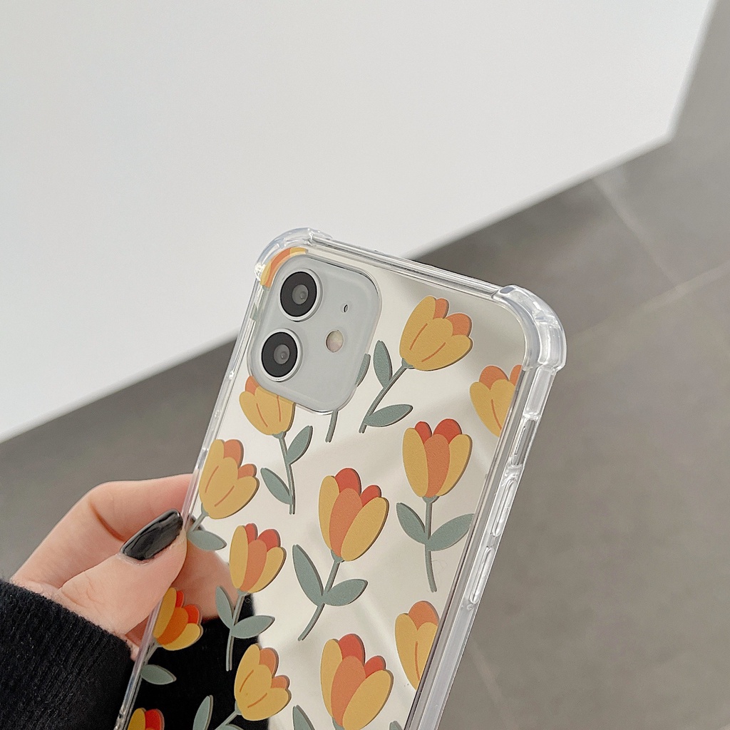 Ốp lưng iphone Ốp Điện Thoại Tpu Silicon Mặt Gương Cho Iphone 11 Pro Max 12 Pro Max 7+ 12 Pro Max X Dinuo case