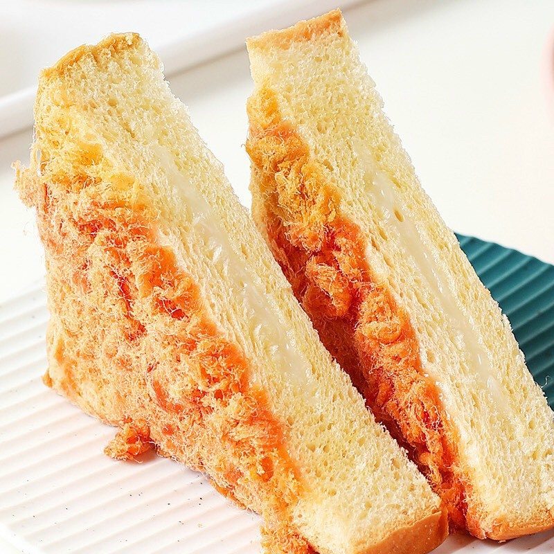 Bánh Sanwich Ruốc Nếp Cẩm Phomai Ngậy, Thơm
