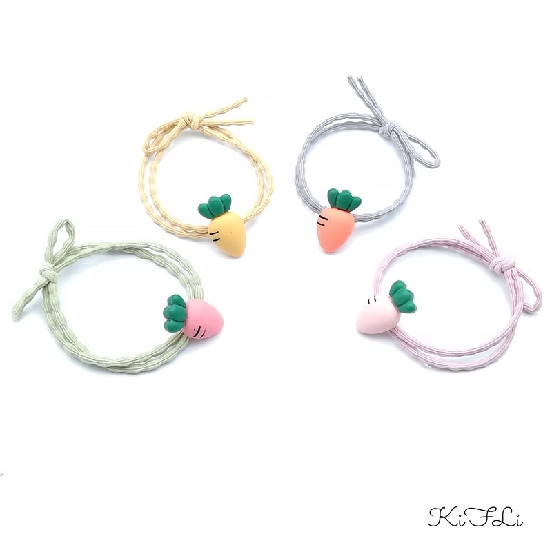 Dây Cột Tóc Hình Củ Cà Rốt Xinh Xắn Cho Nữ