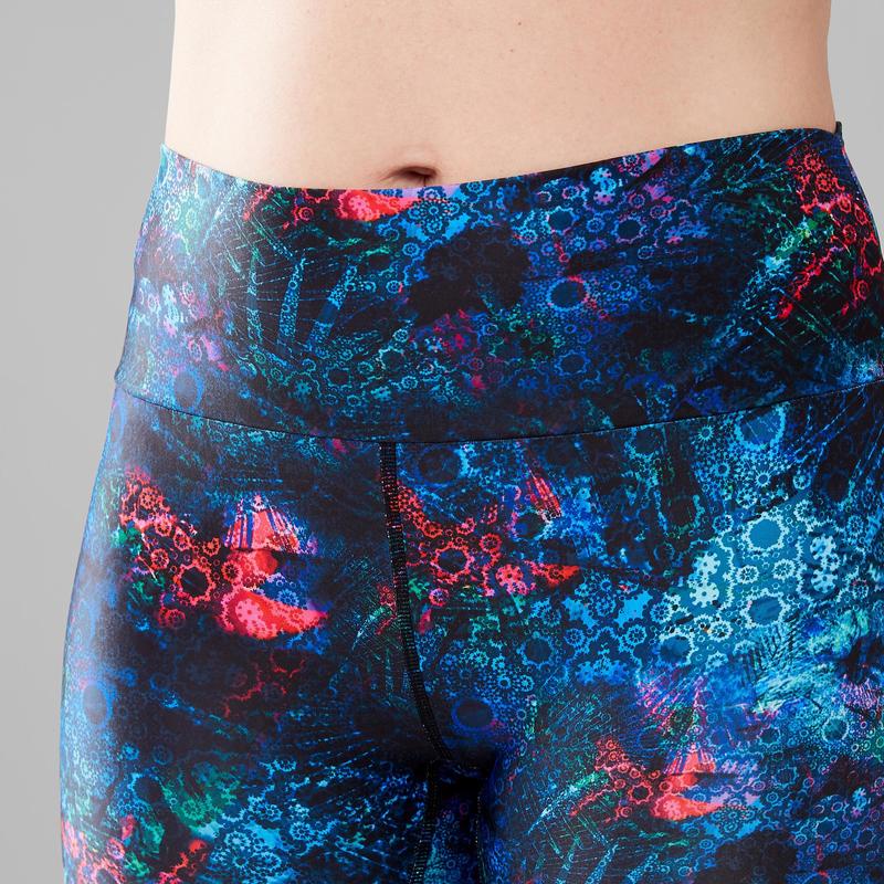 Quần legging nhảy thẩm mỹ cho nữ Decathlon STAREVER màu trắng size L