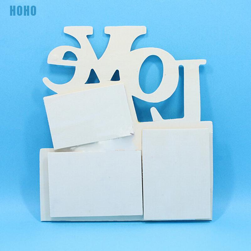 Khung Ảnh Bằng Gỗ Hình Chữ Love Xinh Xắn Dùng Trang Trí