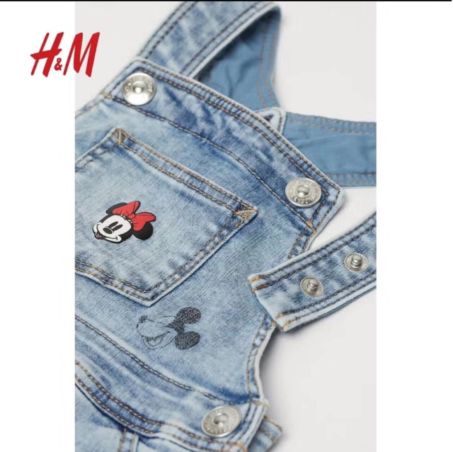 Set yếm jean cho bé