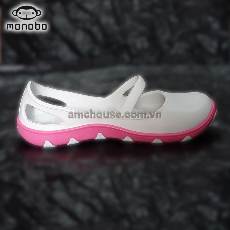 [FOLLOW SHOP] Giày mủ Thái Lan nữ 2 lớp đế trái tim MONOBO - TAMMY - trắng | BigBuy360 - bigbuy360.vn