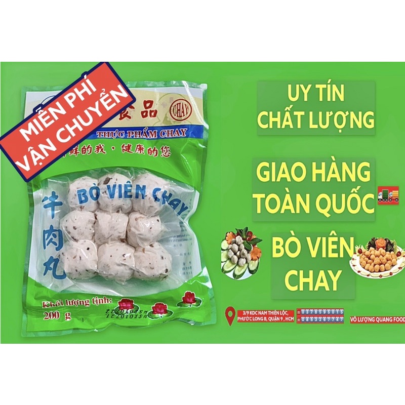 Cá viên chay và Bò viên chay đồng giá 25k/200gam