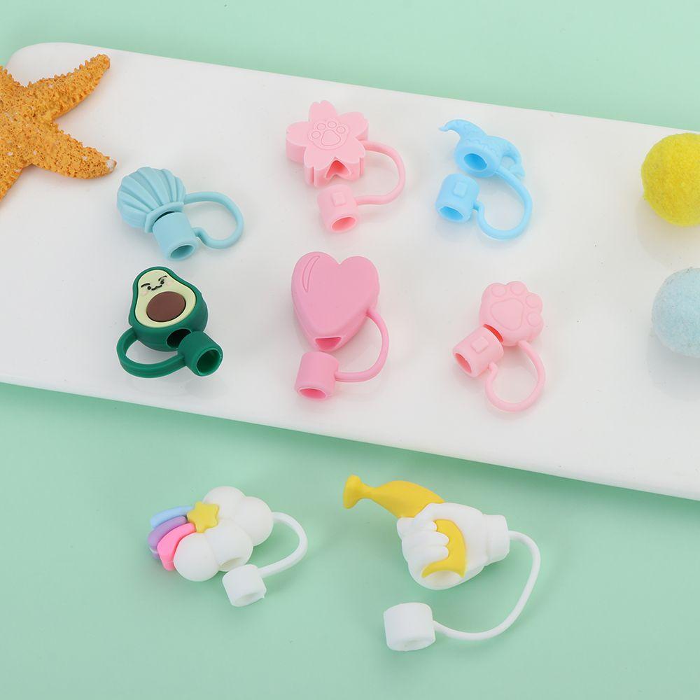 1 Ống Hút Silicone Chống Văng Sáng Tạo