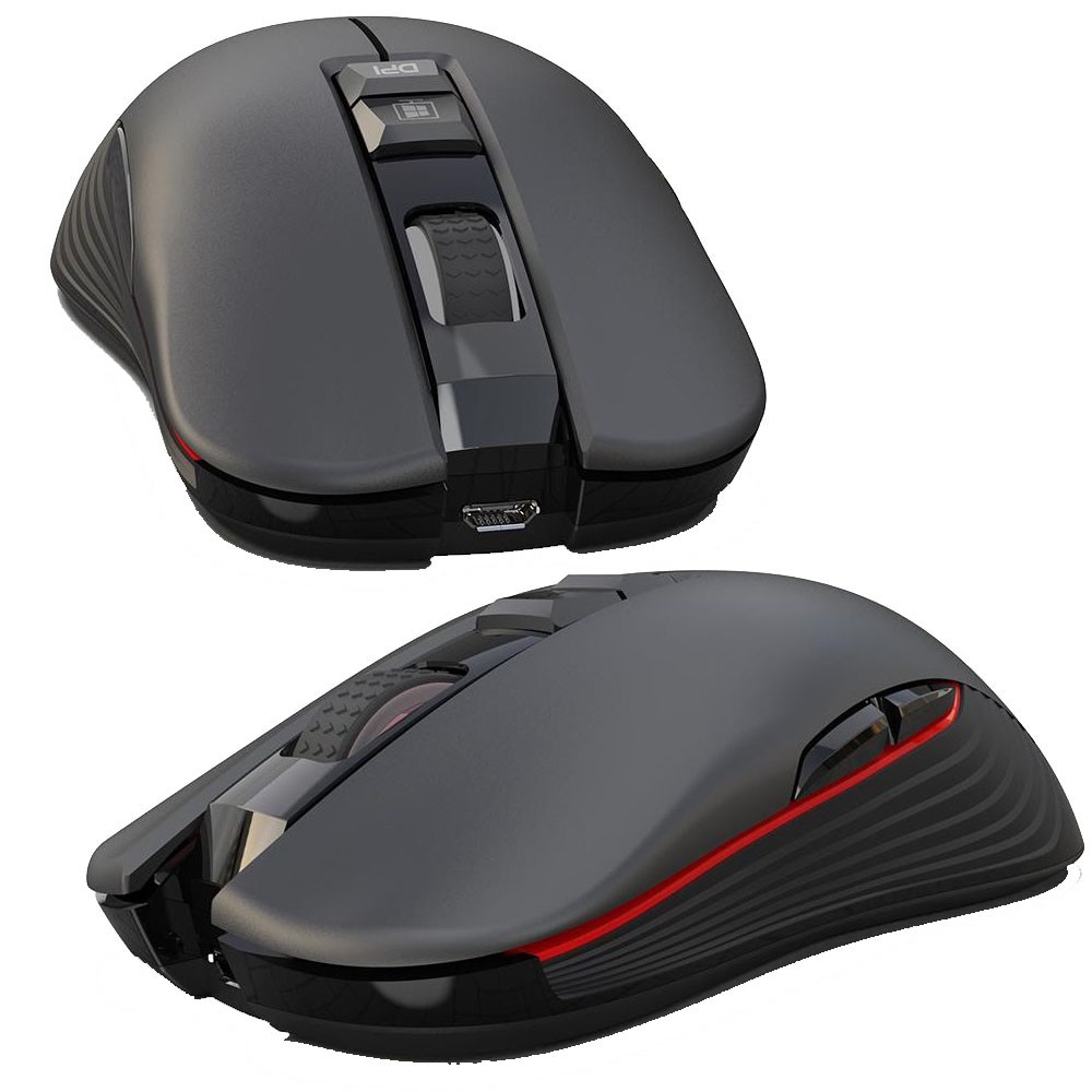 Chuột chơi game không dây HXSJ T30 3600 DPI Led RGB - Wireless Gaming Mouse HXSJ T30 3600DPI