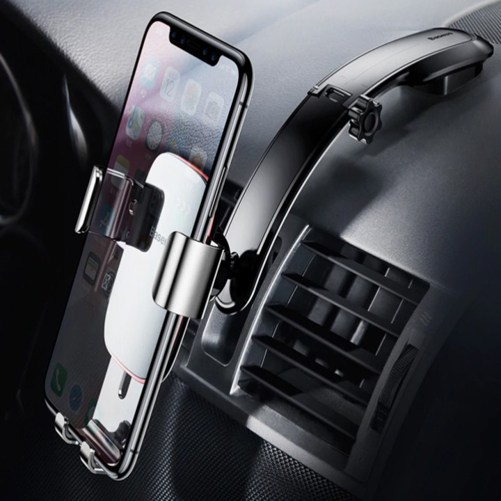 Gía đỡ điện thoại trên ô tô nhãn hiệu Baseus SUYL-F01, xoay 360 độ - Hàng chính hãng
