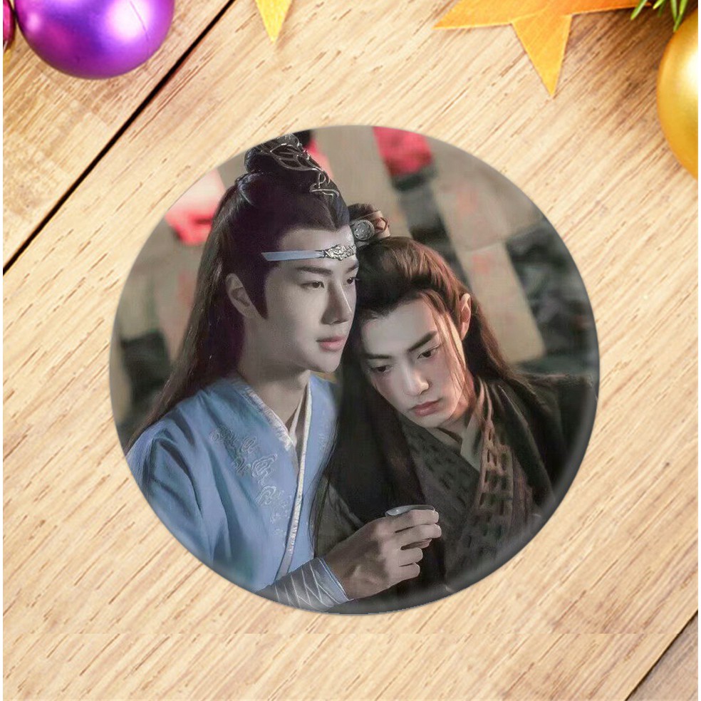 Huy hiệu Trần Tình Lệnh Lam Vong Cơ Ngụy Vô Tiện huy hiệu cài áo balo