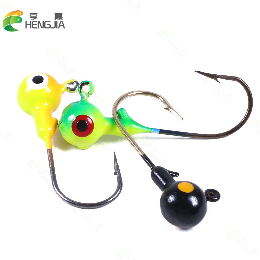 Lưỡi câu Jig Head 3 màu tùy chọn dành cho cần thủ