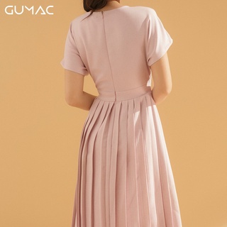 Đầm dập ly cổ kiểu DA778 GUMAC