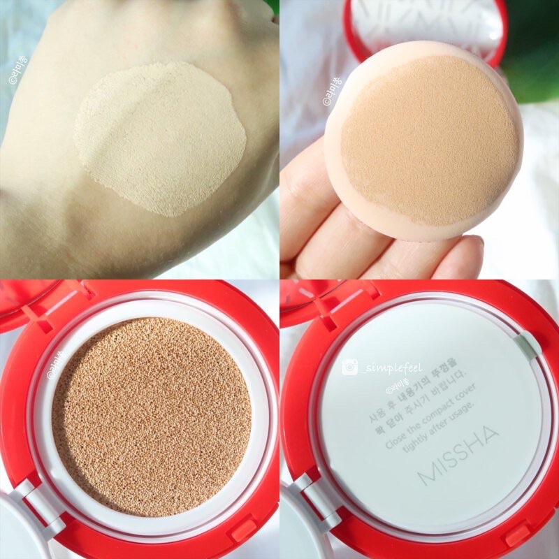 >>Phấn Mỏng Mịn Lâu Trôi Missha Velvet Finish Cushion SPF50+ PA+++