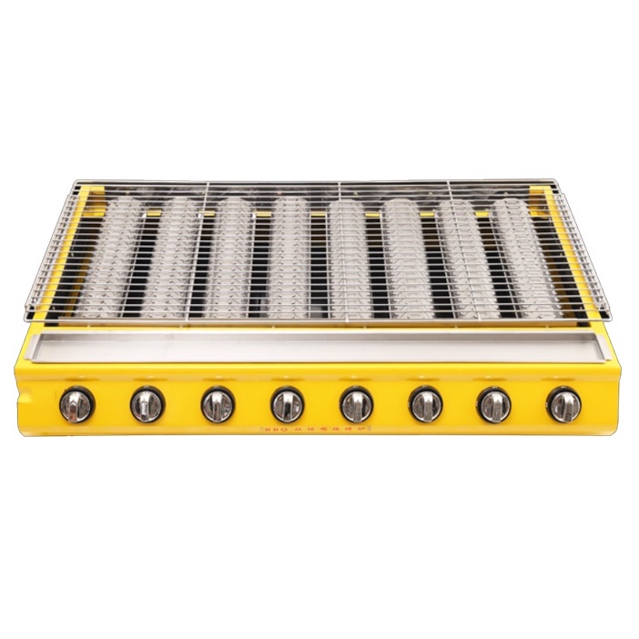 Bếp nướng thịt BBQ, nướng hàu, hải sản bằng Gas 8 đầu đốt cỡ lớn ETON ET-K288